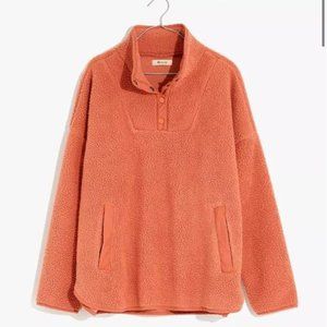 XS Madewell fleece pullover - NWT